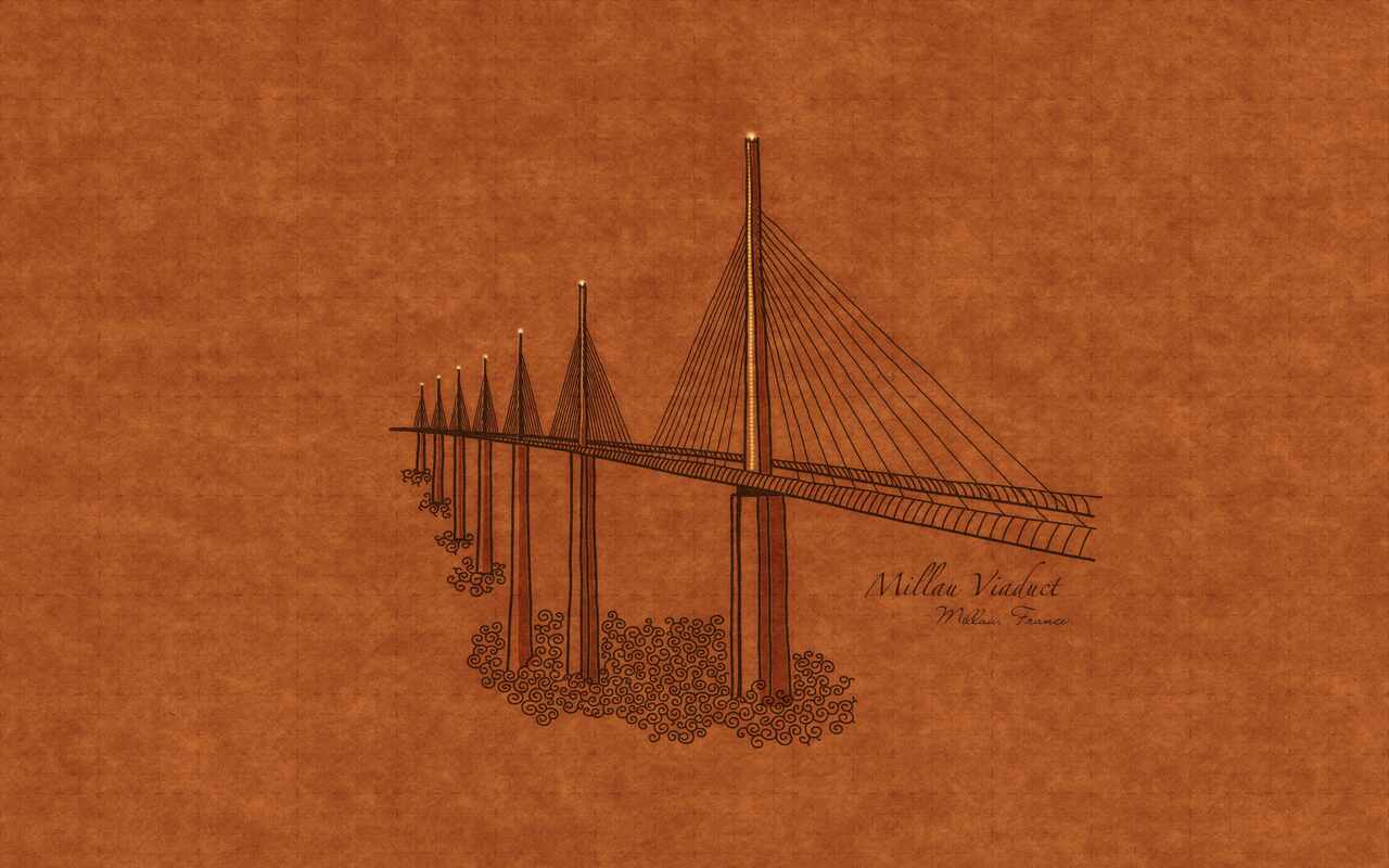 Bridges: Millau Viaduct, France: preview