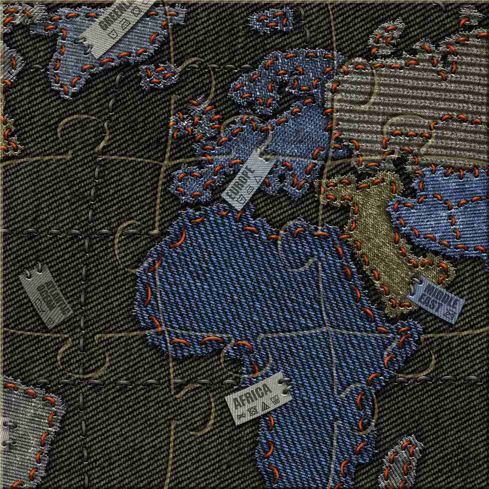 Jeans World Map: preview