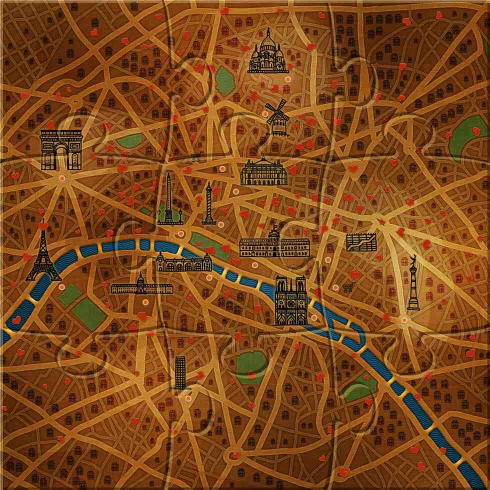 Paris Map: preview