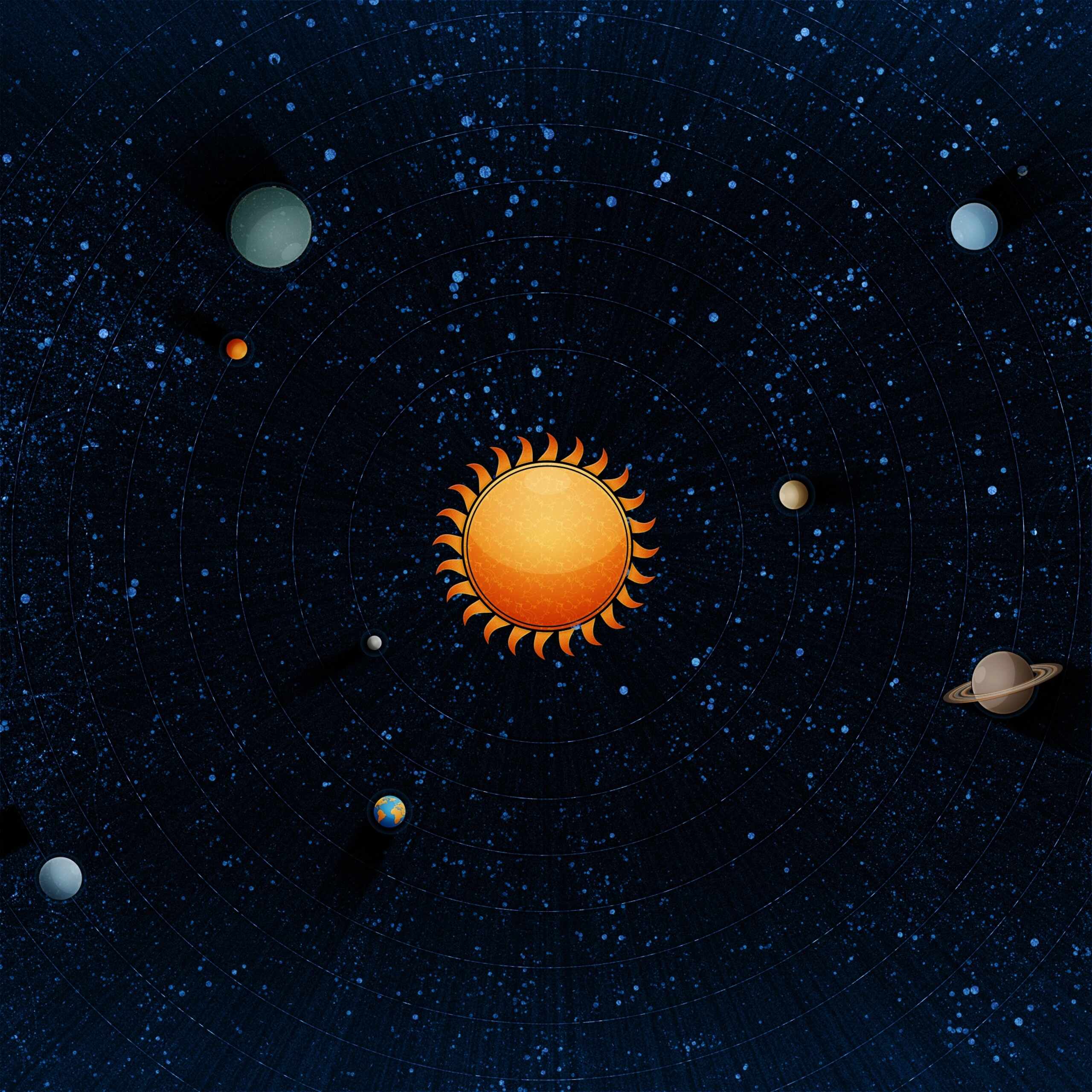 Solar system live wallpaper for Android Solar system free download for  tablet and phone