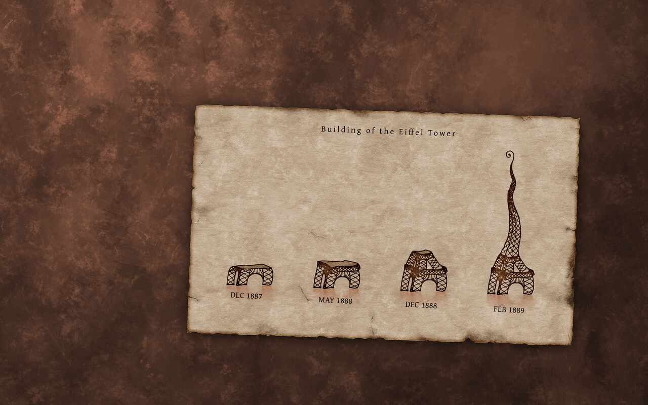 Building of the Eiffel Tower: preview